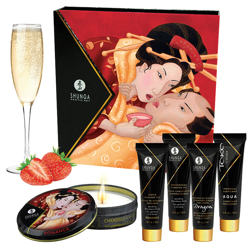 Shunga Geisha’s Secrets-Sparkling Strawberry Wine