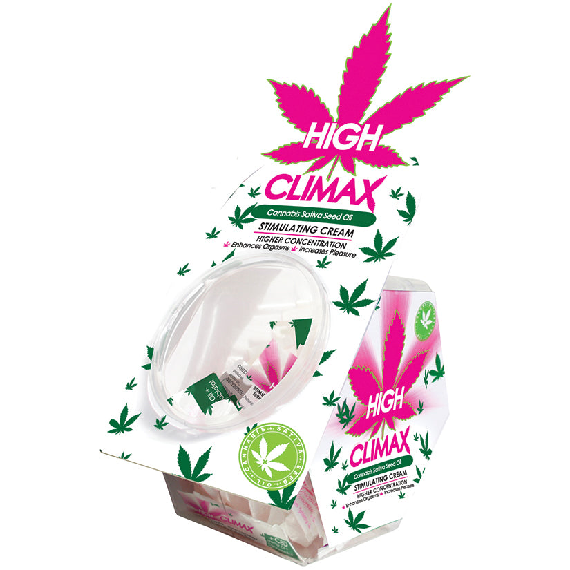 High Climax Stimulating Gel Foil Display of 50