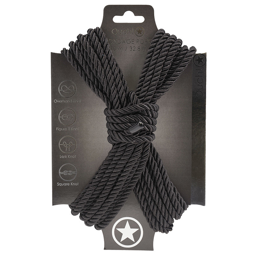 Ouch! Bondage Rope 10 Meter-Black
