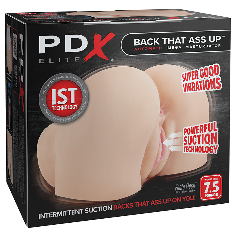 PDX Elite Back That Ass Up Automatic Mega Masturbator-Light